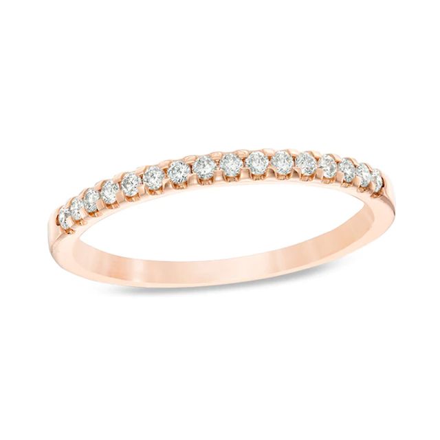 Previously Owned - 1/5 CT. T.w. Diamond Band in 10K Rose Gold