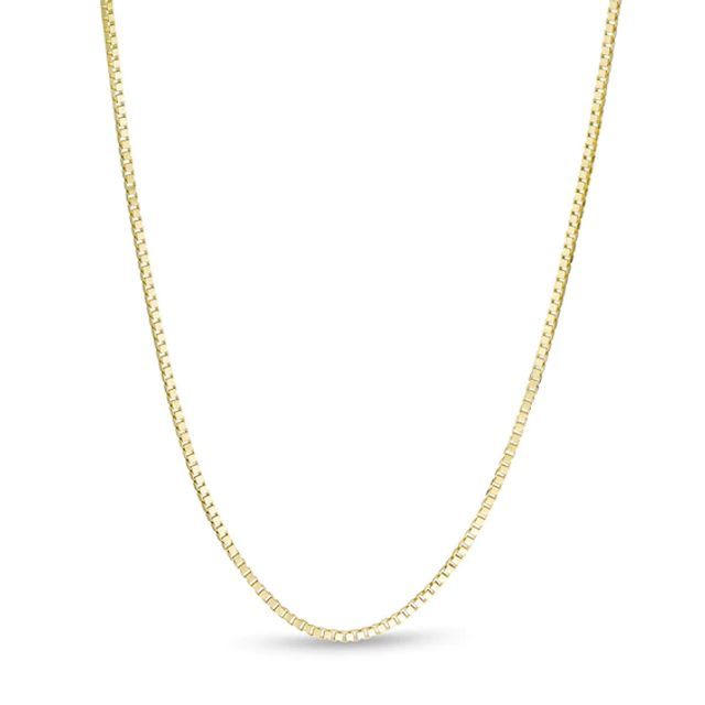 Previously Owned - Made in Italy 0.7mm Box Chain Necklace in 10K Gold - 18"