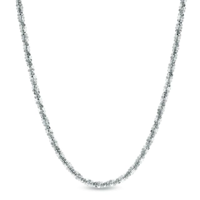 Previously Owned - 1.5mm Sparkle Chain Necklace in 10K White Gold - 18"