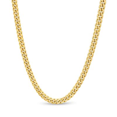 Previously Owned - Made in Italy Hollow 4.5mm Cuban Curb Chain Necklace in 10K Gold - 22"