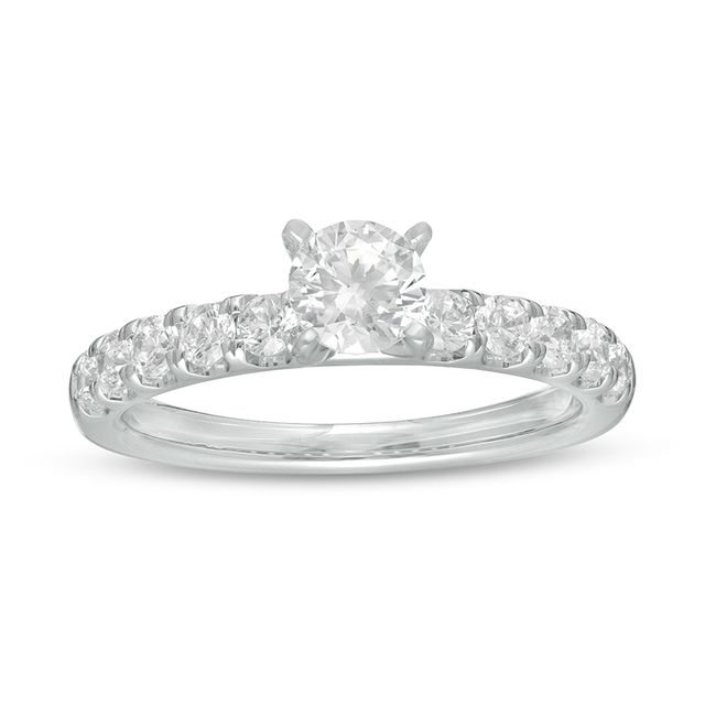 Previously Owned - 1 CT. T.w. Diamond Engagement Ring in 10K White Gold
