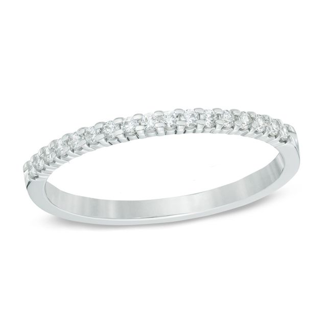 Previously Owned - 1/6 CT. T.w. Diamond Band in 14K White Gold