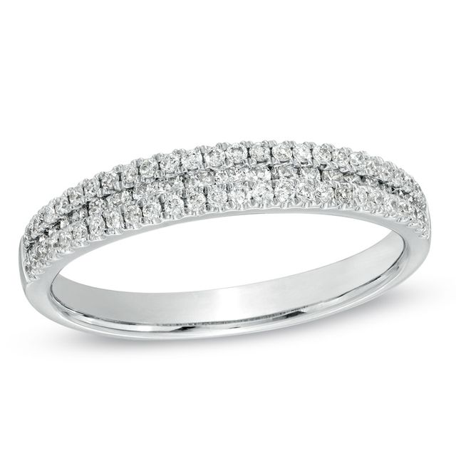 Previously Owned - 1/4 CT. T.w. Diamond Ring in Sterling Silver