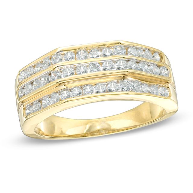 Previously Owned - Men's 1 CT. T.w. Diamond Wedding Band in 10K Gold