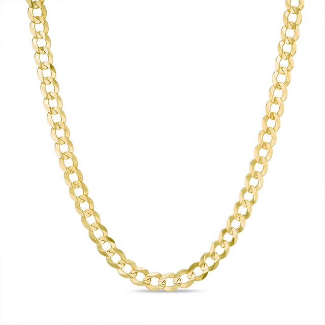 Previously Owned - Men's 4.7mm Curb Chain Necklace in 14K Gold - 24"