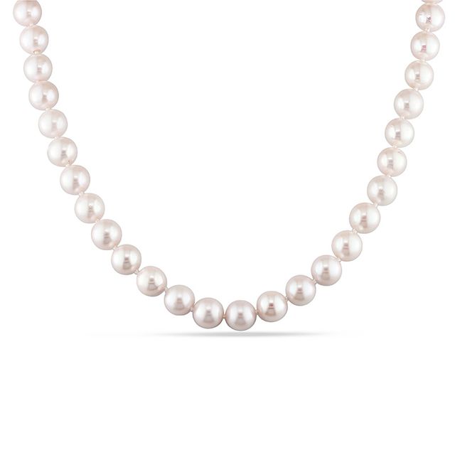 Previously Owned-8.0-8.5mm Cultured Akoya Endless Pearl Strand Necklace-36"