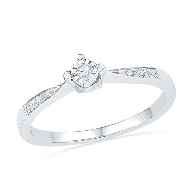 Previously Owned - Diamond Accent Promise Ring in 10K White Gold