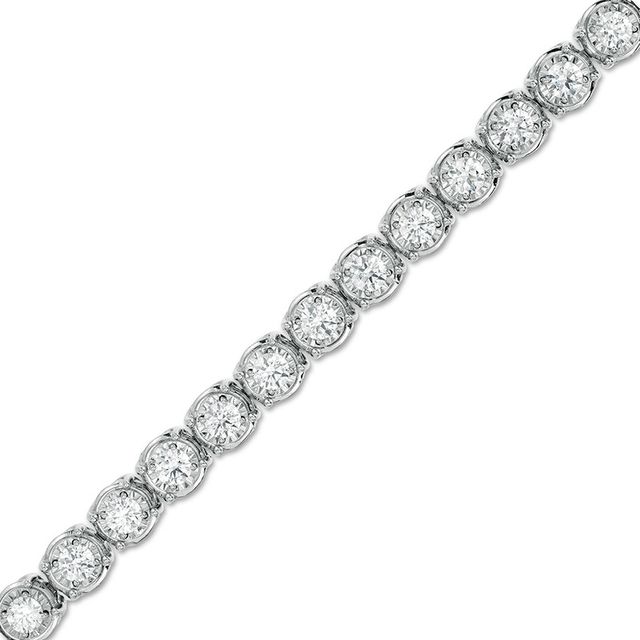 Previously Owned - 10 CT. T.w. Diamond Tennis Bracelet in 10K White Gold