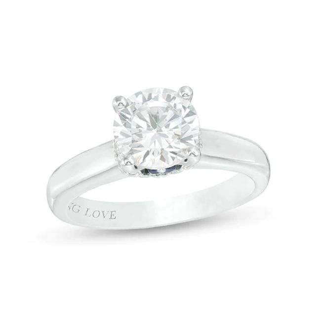 Previously Owned - Vera Wang Love Collection 2-1/8 CT. T.w. Diamond Engagement Ring in 14K White Gold (I/Si2)