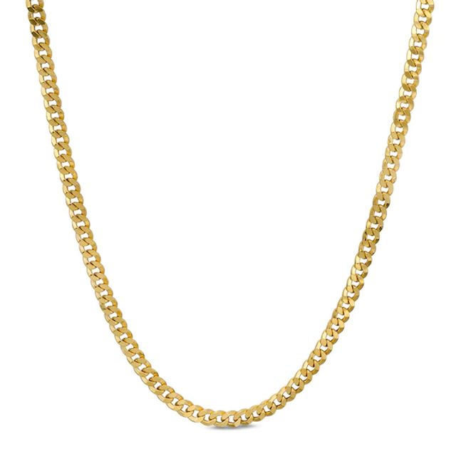 Previously Owned - Men's Made in Italy 4.6mm Cuban Curb Chain Necklace in 14K Gold - 22"