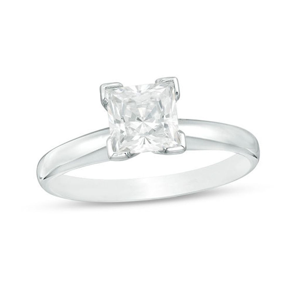 1 CT. Diamond Solitaire Engagement Ring in 14K White Gold (J/I3)