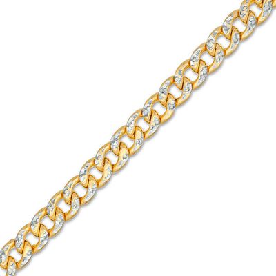 Zales Men's 9.2mm Cuban Link Bracelet in 10K Gold - 9.0