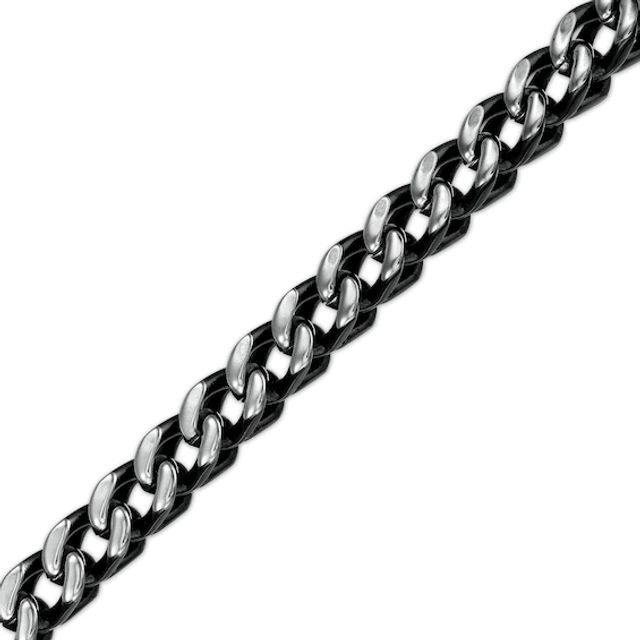 Zales Vera Wang Men's Cuban Link Chain Bracelet