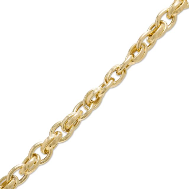 Yellow Gold Cable Chain Bracelet