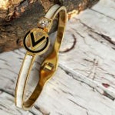 Golden Color Stainless Steel Bracelet B00018