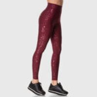 High Waist Patterned Cherry Sport Leggings