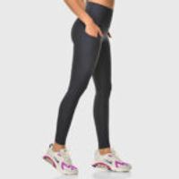 High Waist Pocket Sports Leggings Navy Blue