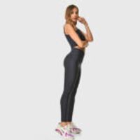 High Waist Pocket Sports Leggings Navy Blue