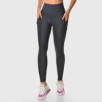 High Waist Pocket Sports Leggings Navy Blue