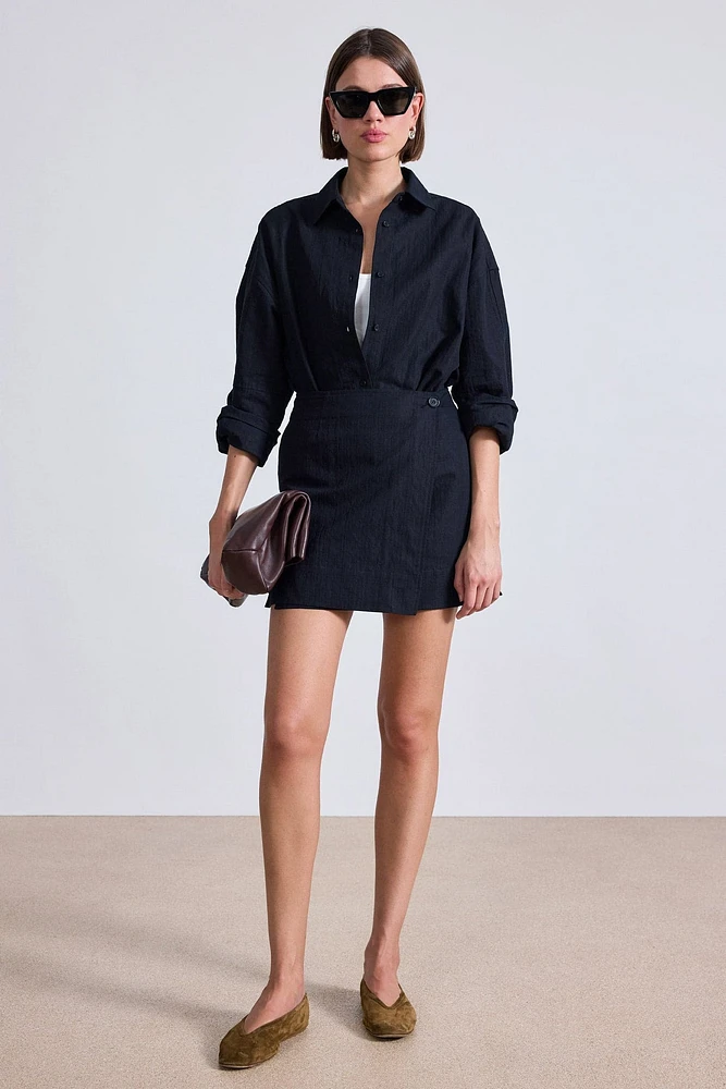 Wylie Grey | La Reina Mini Shirt Dress