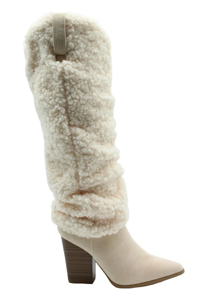 3295 BEIGE WESTERN BOOT