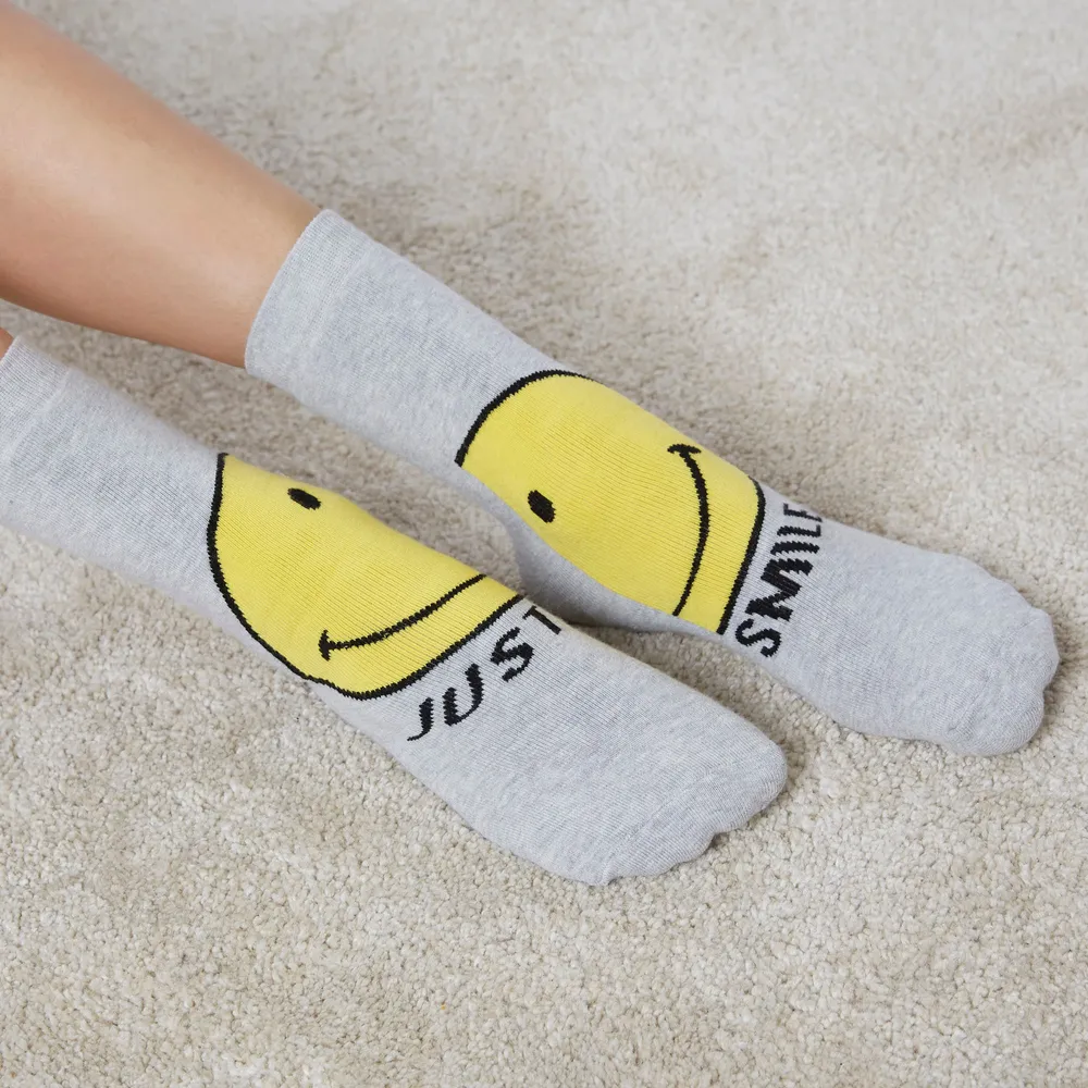 Calcetines antideslizantes mujer - Smiley