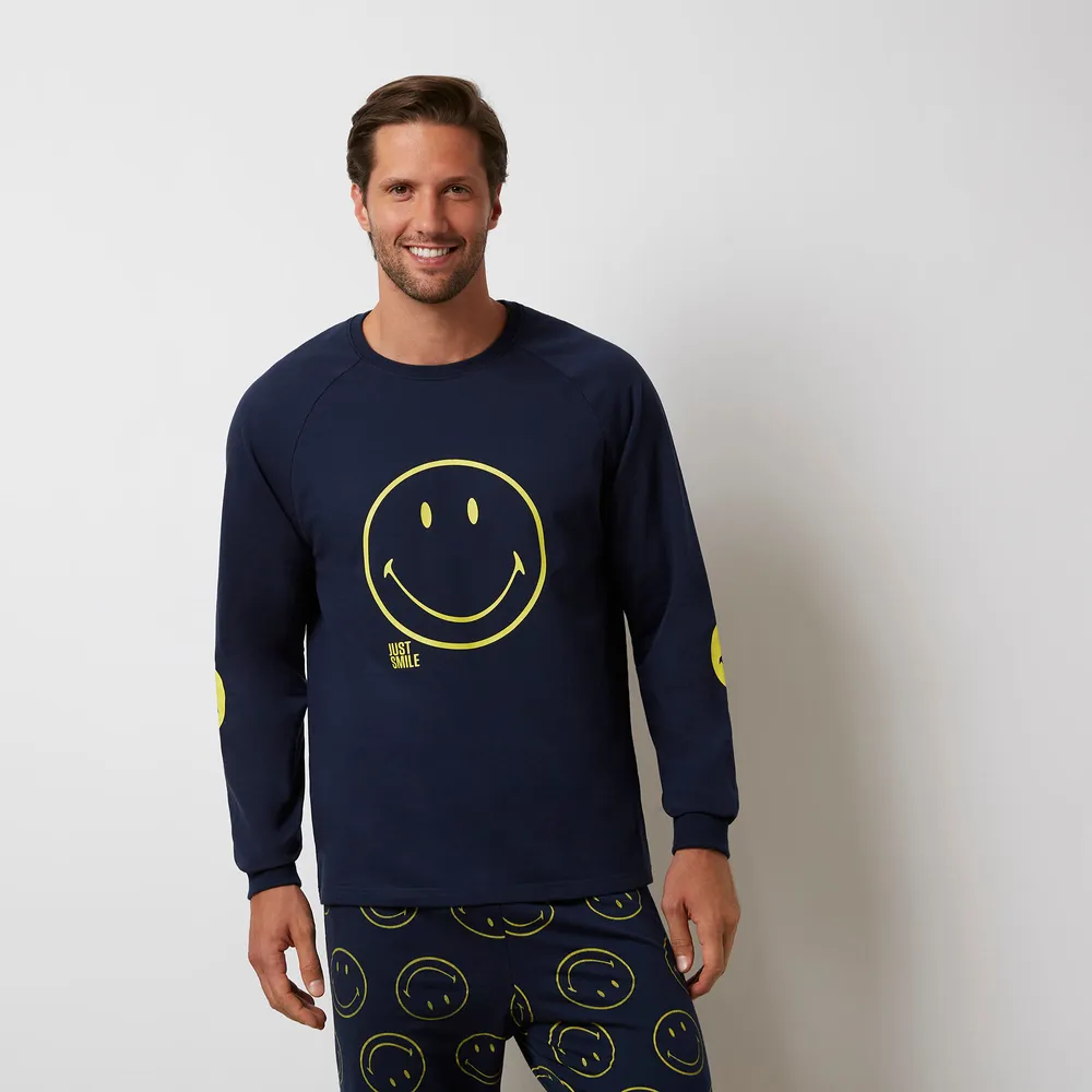 Maillot manga larga - Smiley