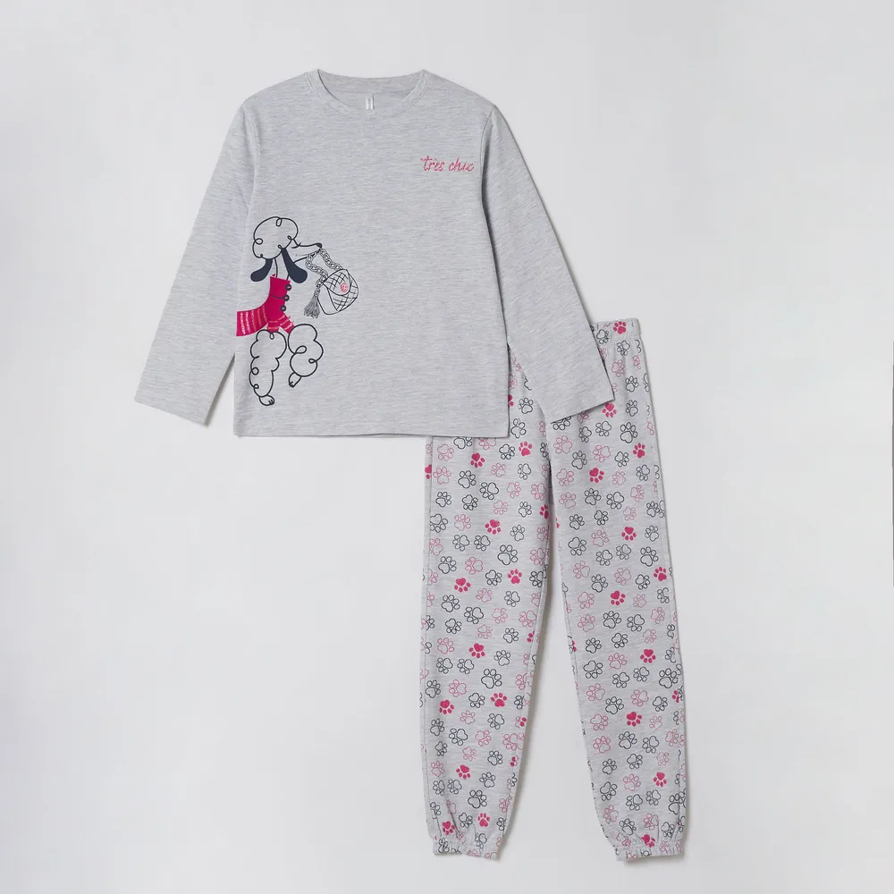 Pijama largo para niña