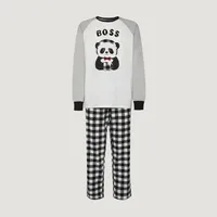 Pijama largo hombre - Familia Panda
