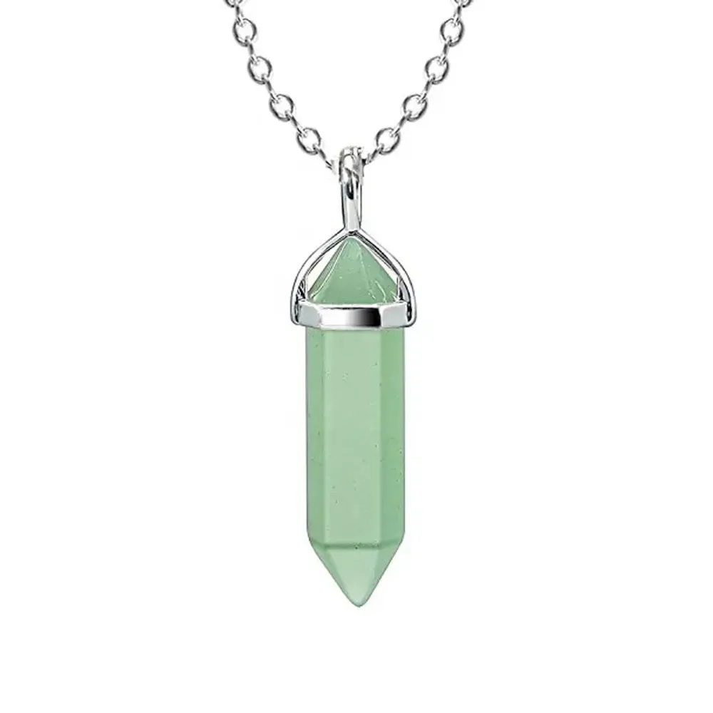 green aventurine pendent