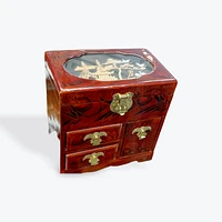 jewelry box with cork art on top