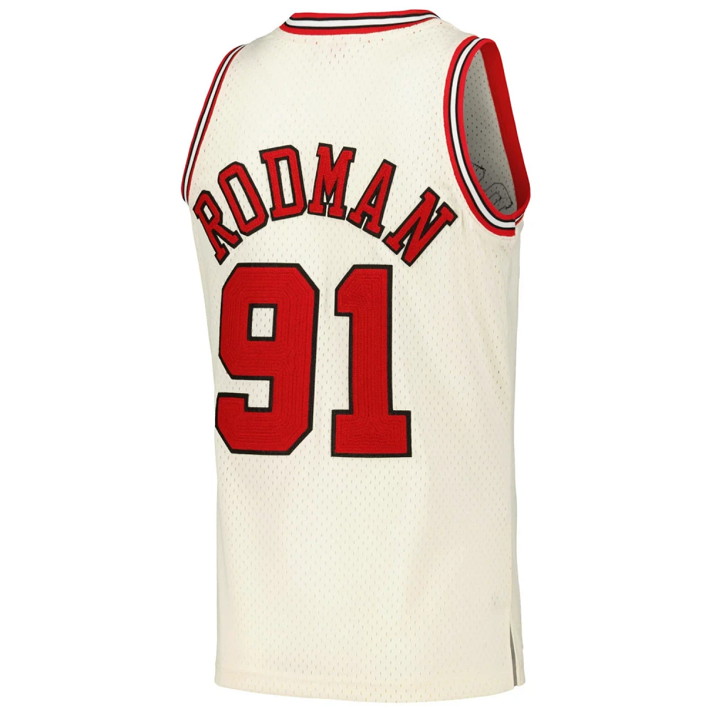 Mitchell Ness Dennis Rodman Chicago Bulls Chainstitch