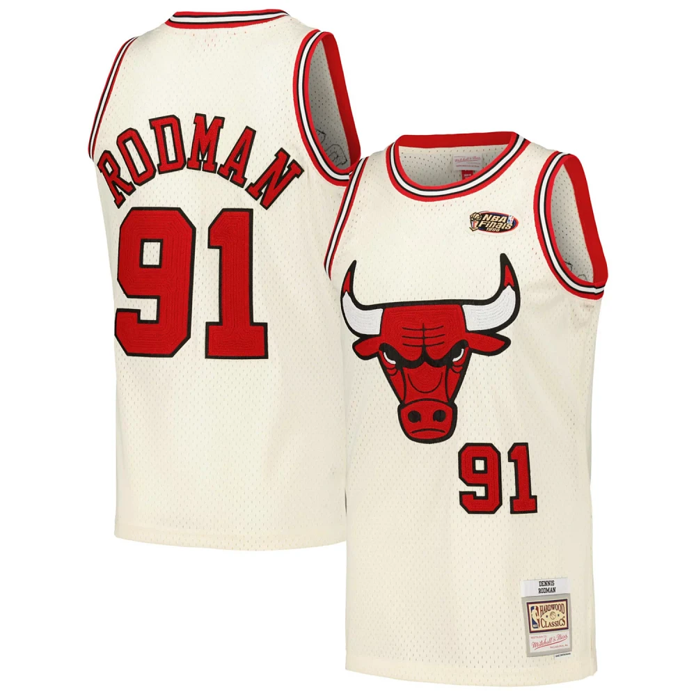 ★Mitchell &ness Bulls ロッドマンRODMAN Lサイズ Dennis Rodman Chicago Bulls Mitchell Ness 1995-96 Swingman
