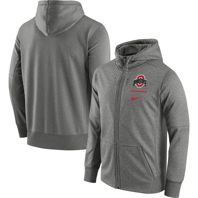 Nike Heathered Gray Ohio State Buckeyes Logo Stack