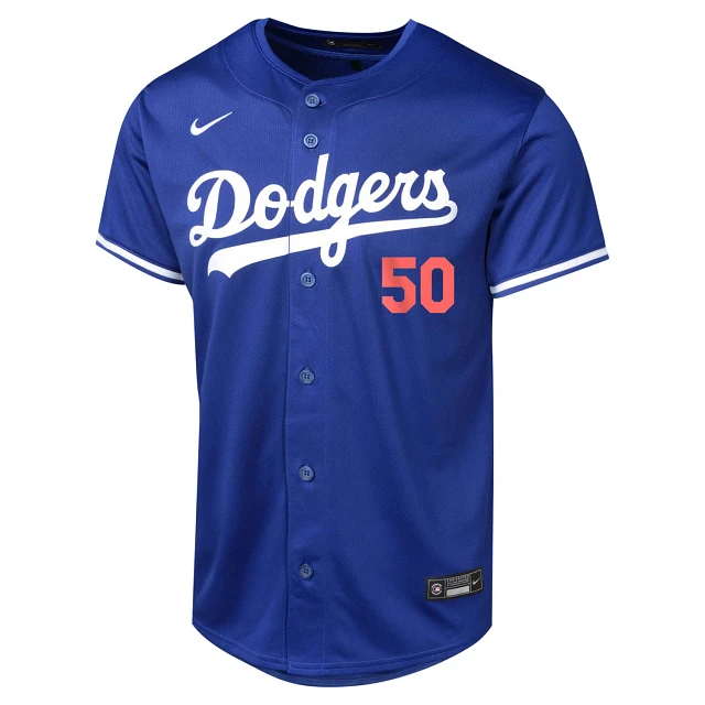 Nike Dodgers ユニフォーム BETTS 50 L Sports Fever Los Angeles Dodgers Mens Blue Nike Limited
