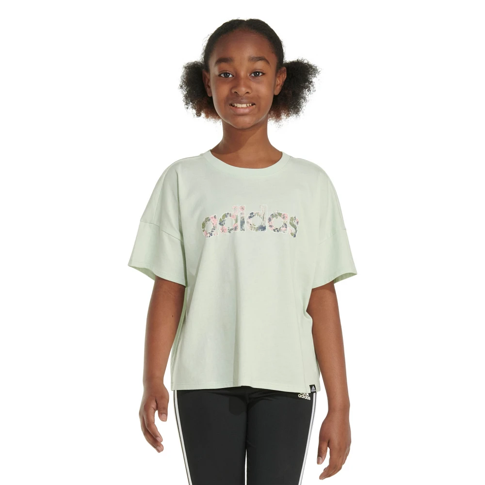 Girls t shirts adidas best sale