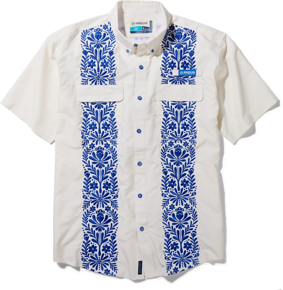 Magellan outdoors men's laguna madre solid short sleeve fishing shirt deals