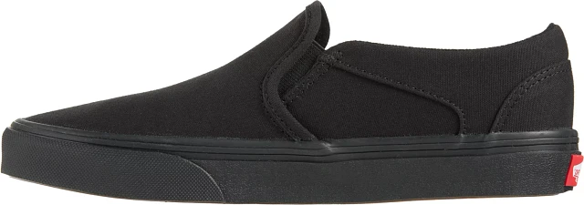 Black asher slip on vans top