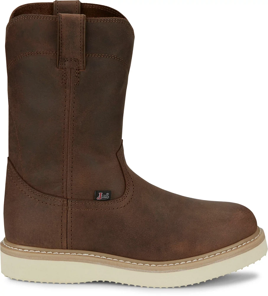 Justin wedge work boots online