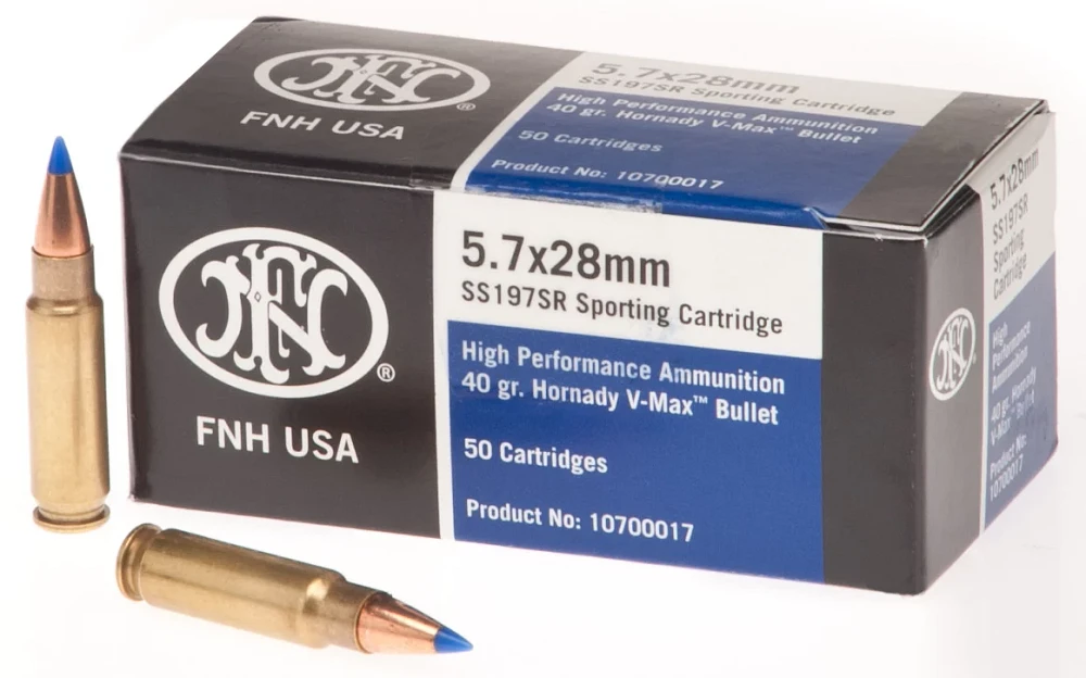 FNH USA FN 5.7 x 28mm 40-Grain V-Max Cartridges - 50 Rounds | Hamilton ...