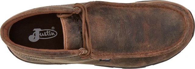 Justin moccasins steel toe online