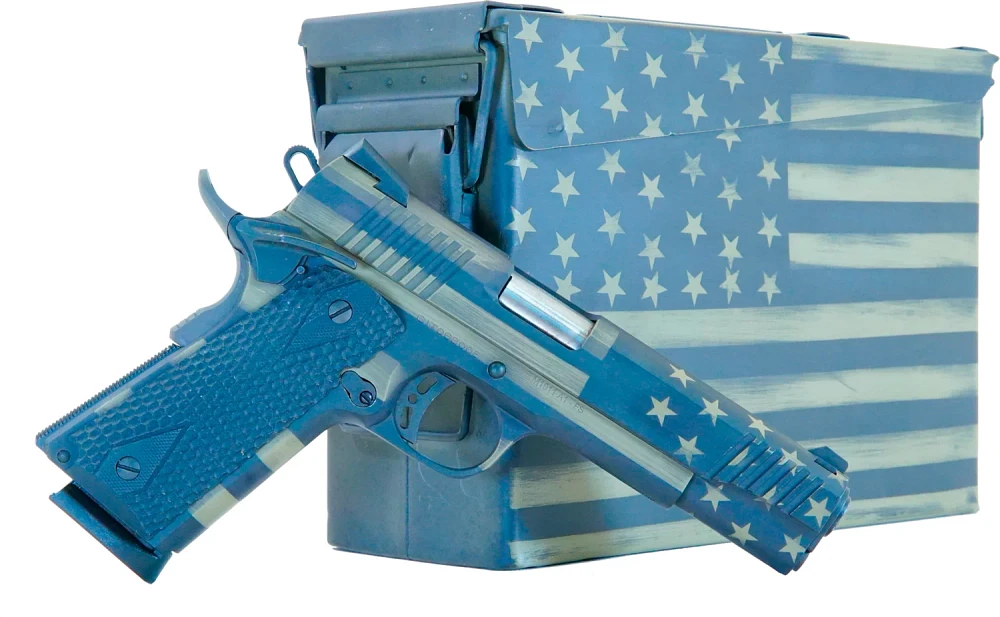 Citadel M1911 .45 ACP American Flag Pistol with Ammo Can | Hamilton Place