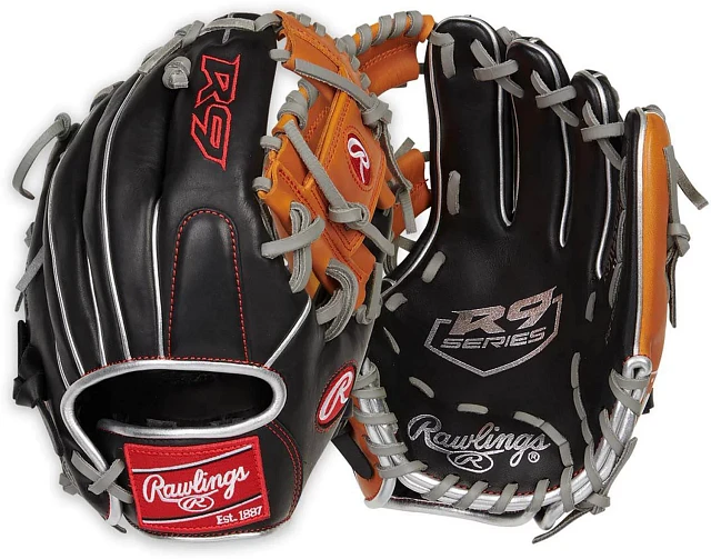 Rawlings Youth R9 Series 11.25 in Pro Taper Baseball Infield Glove 