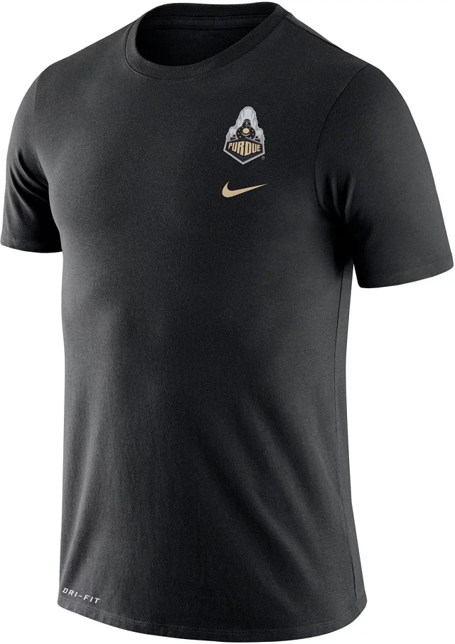 Nike Men's Purdue University Dri-FIT Cotton DNA Short Sleeve