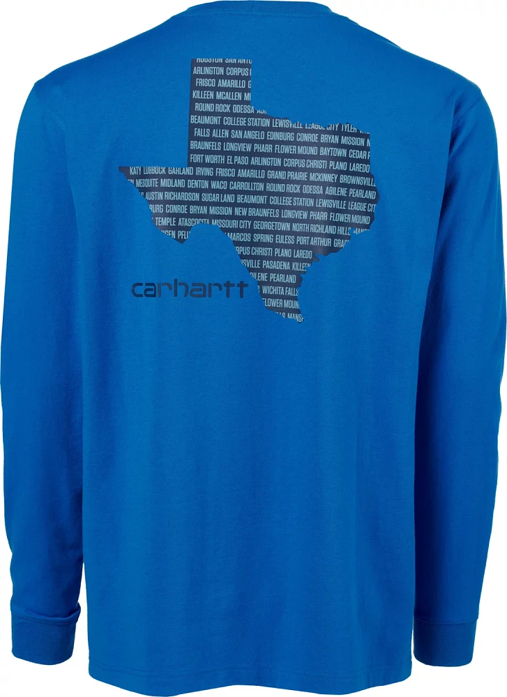 Carhartt Men's Texas Pocket Heavyweight Graphic Long Sleeve