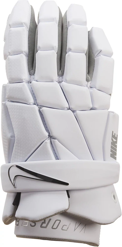 NIKE LACROSSE VAPOR ELITE GLOVES, white, size L fashion