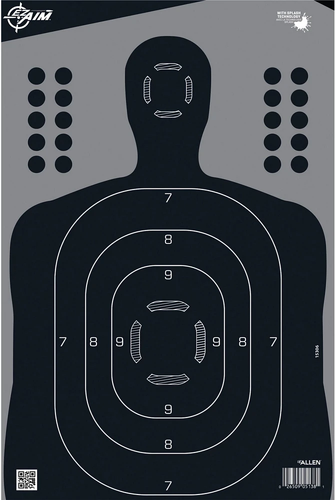 Allen Company EZ Aim 12.5x18.25in Splash Reactive Adhesive Silhouette ...