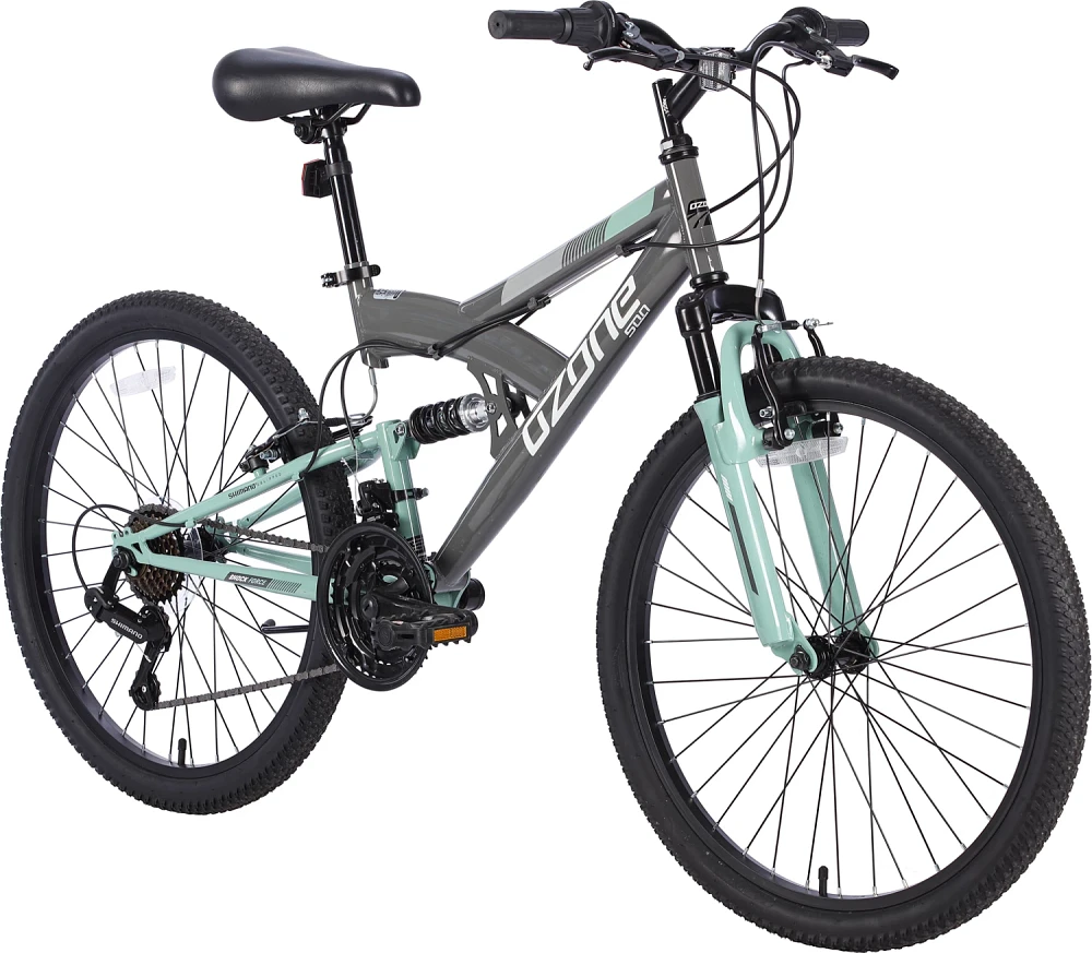 Ozone 500 Girls' Shock Force 24 in 21-Speed Mountain Bike at
