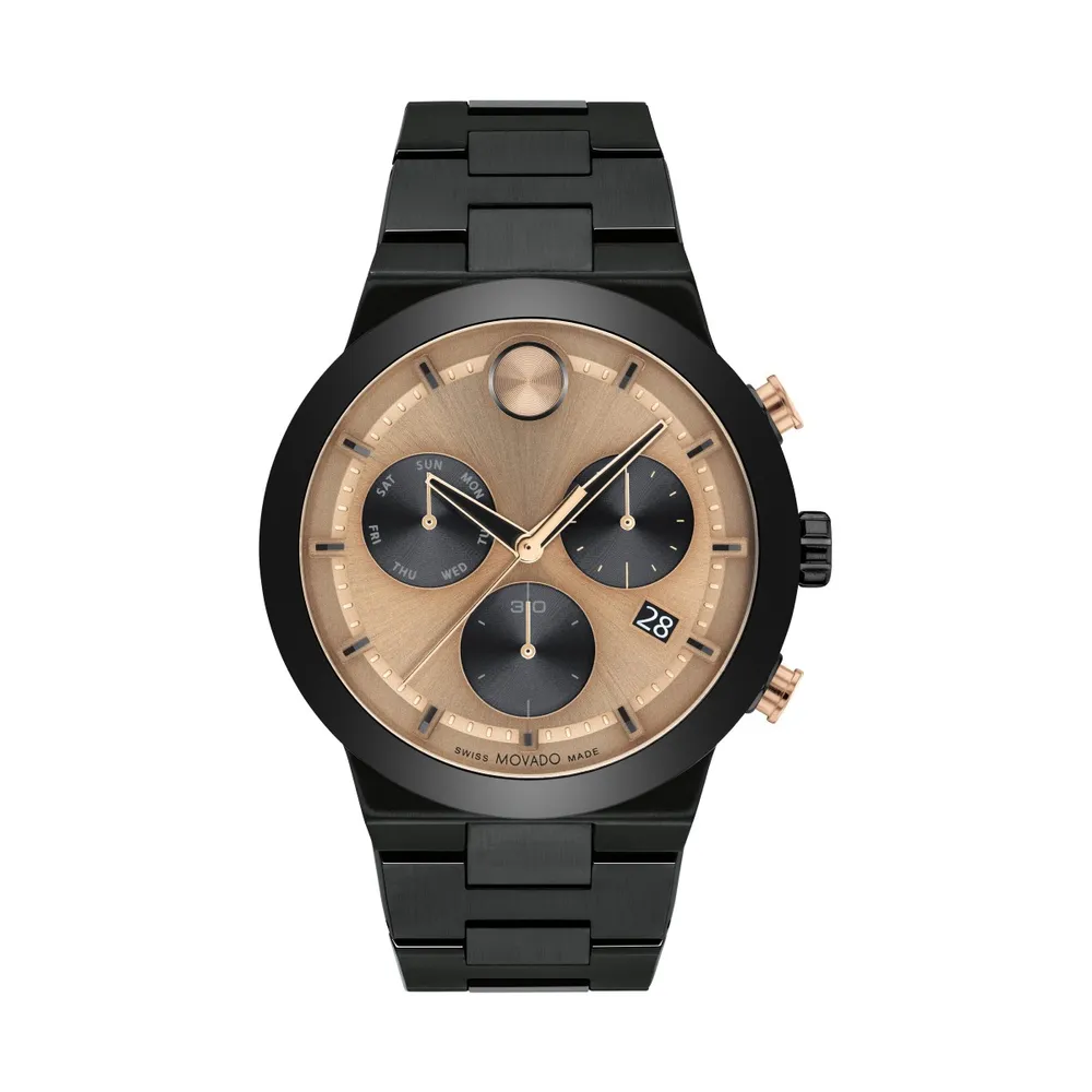 Movado stainless steel band hot sale