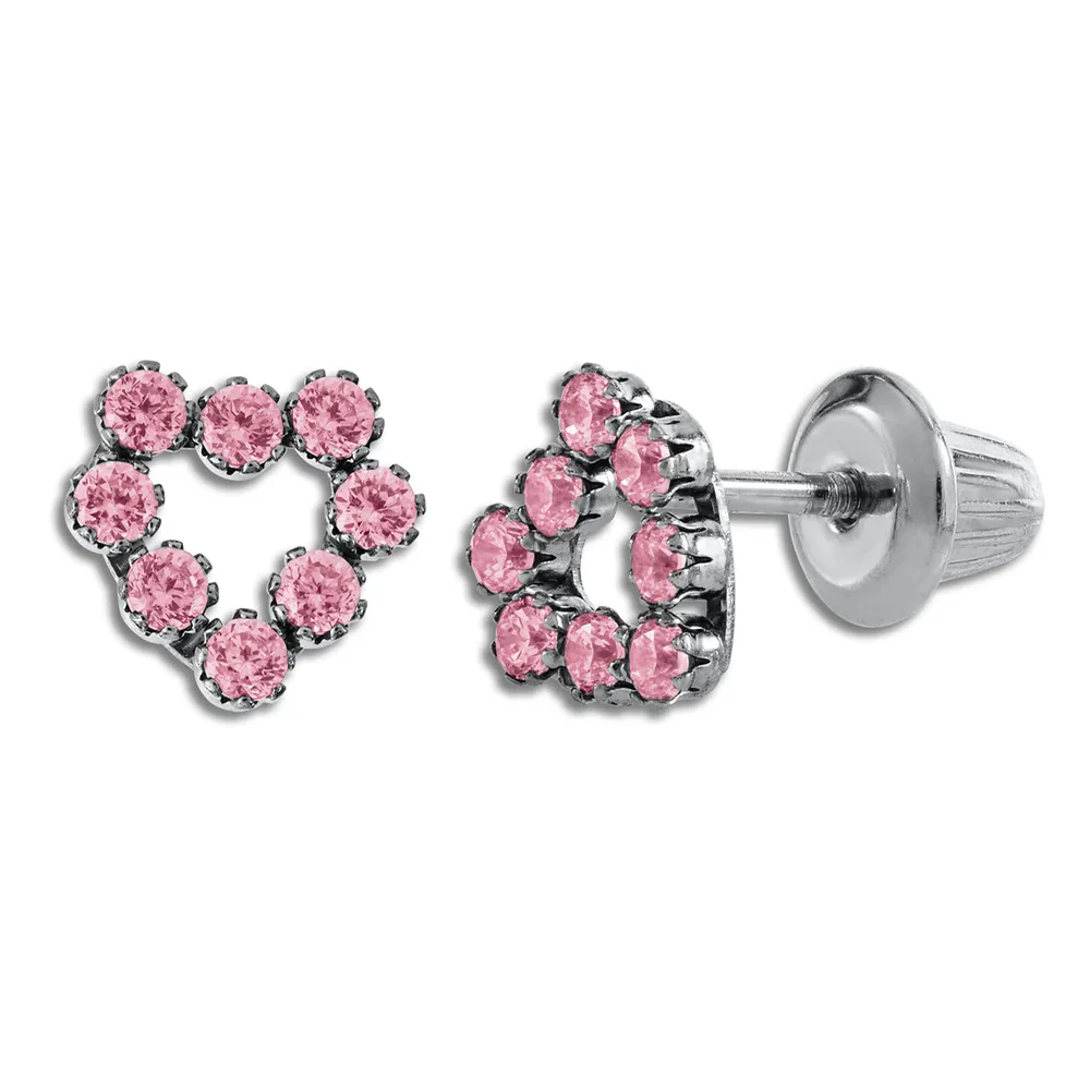 Daniel s Jewelers Kiddie Kraft 14KT White Gold Childrens Heart